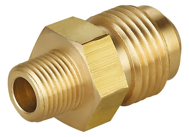 SAE NPT Thread Brass Plug Brass Pipe Fitting Forged Flare Nut