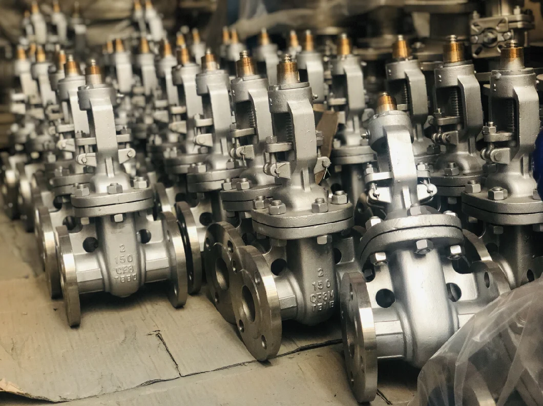 ASME/API6D Wheel/Bevel Gear/Electric/Pneumatic 150LB/10K/PN16 Stainless Steel/Carbon Steel/SS CF8/WCB Weld End/Flange End OS&Y Wedge Industrial Gate Valve