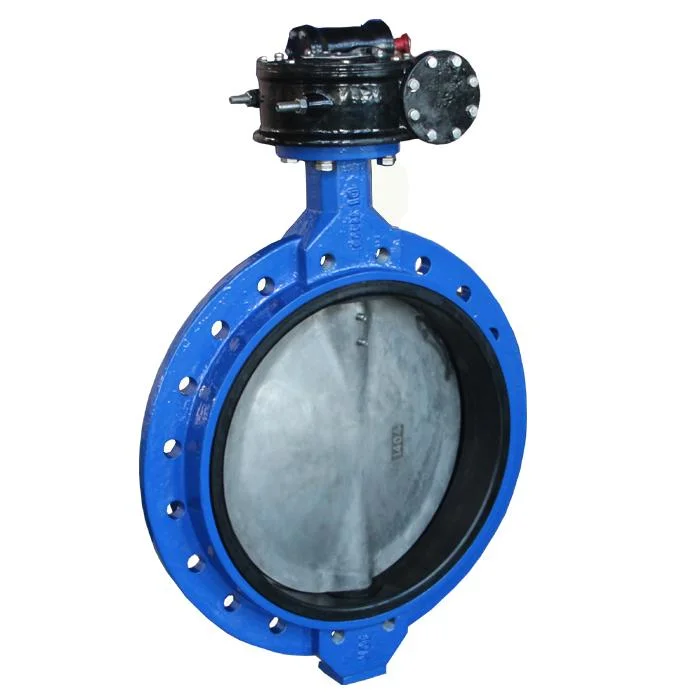 Wafer Lug Butterfly Valves with Single Double Acting Pneumatic Actuator/Gear Box