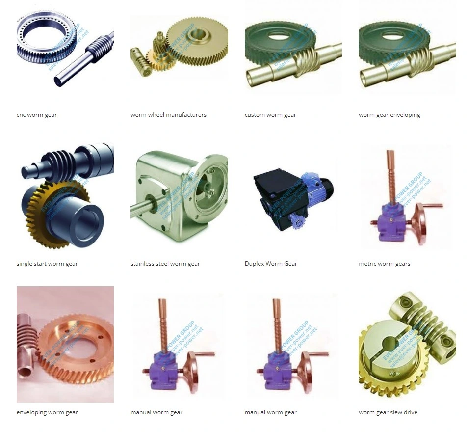 Electric Motor Helical Copper Worm Gear for High Precious Industrial and Factory