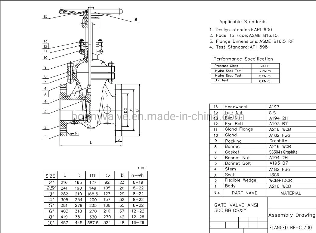 En 1984 DN500 Pn40 Gearbox Operated Wcb Gate Valve