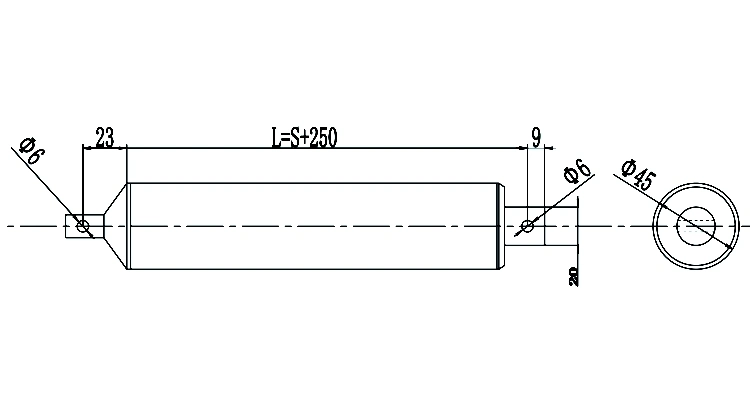 45W 500mm Parallel Drive Linear Gear Tubular Actuator for Digital Camera Lifting Device, Skylight Open and Close