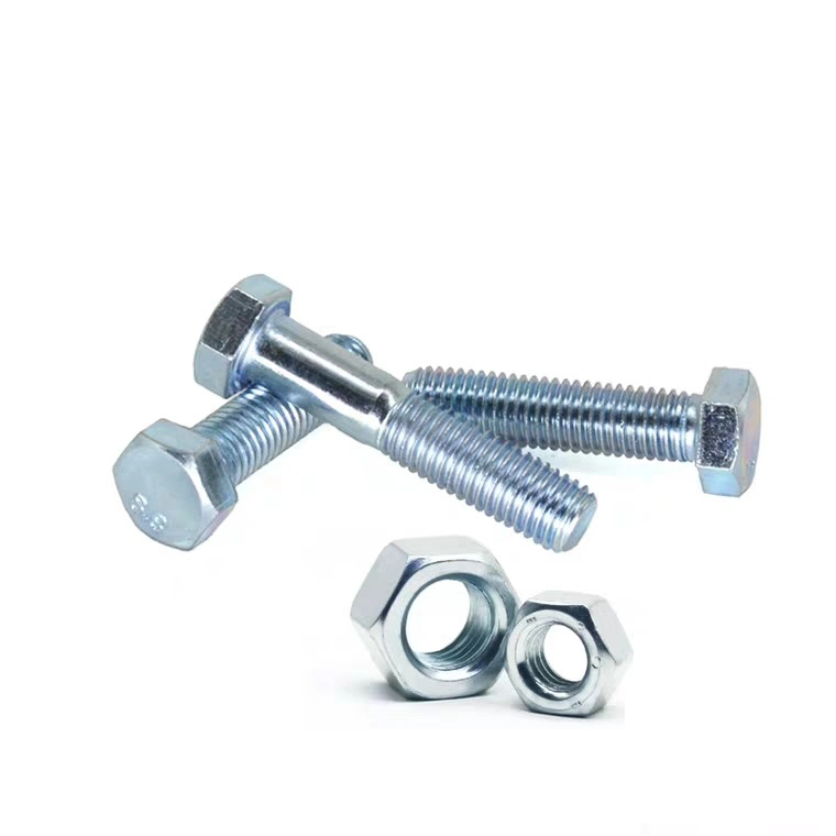 SS304 SS316 DIN933 Bolt and Nut Stainless Steel A2-70 A4-80 Hexagon Head Full Threaded Bolts and Hex Nut of Fasteners