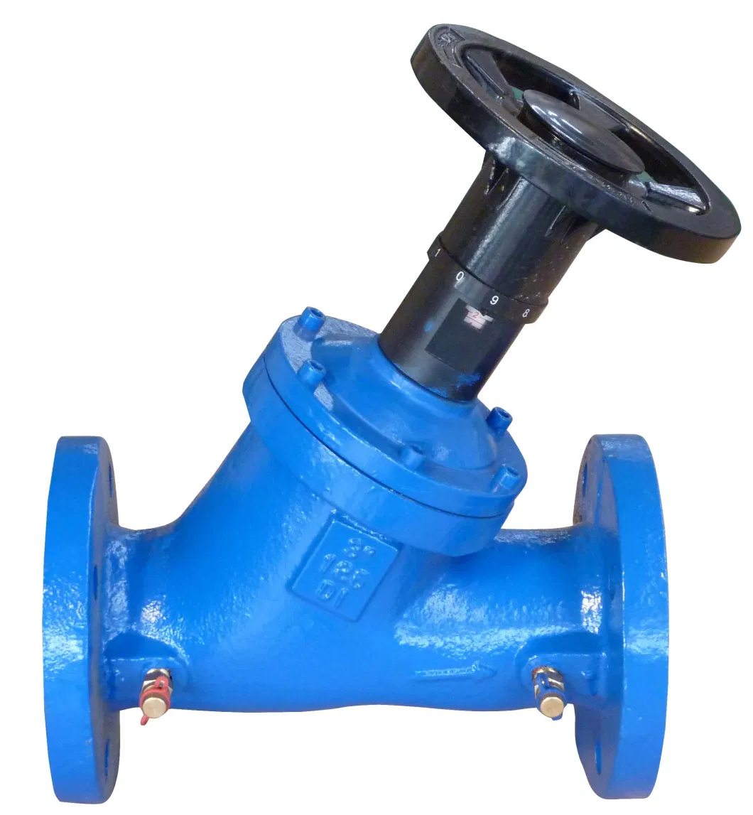 Bronze/Cast Iron/Carbon Steel Body Pn16/25/40 Class 125/150 Handwheel Operated Flange End BS4504 DIN Ansib16.34 Plumbing Balancing Valve