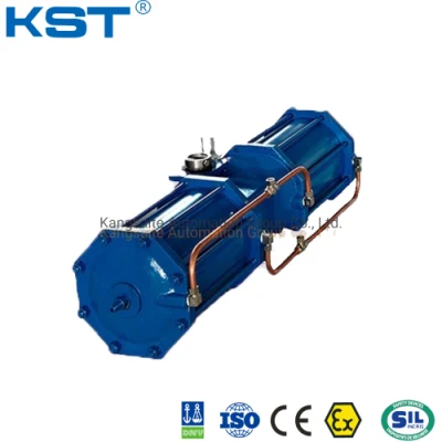 Ritorno molla attuatore pneumatico forcella Scotch Bettis a effetto singolo Cilindro in ghisa duttile con sfera/farfalla/sanitario/valvola di controllo CE/ISO9001/IP67