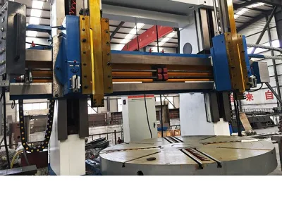 Tornio verticale a doppia colonna per tornitura e fresatura C5231 manuale verticale Tornio