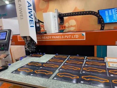KW-510 linea di produzione spazzolatura automatica colla