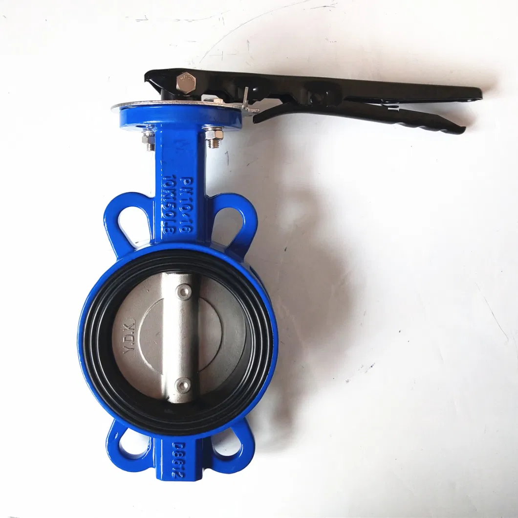 Wafer Type Gearbox Operated Ss 304/201/316 Disc Wafer JIS 10K Korea Standard Dk Butterfly Valves