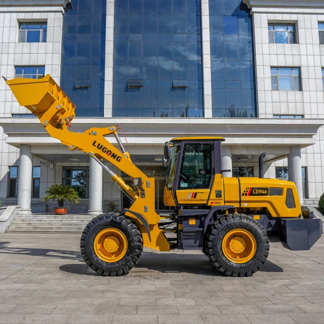 Front End Wheel Loader with Attachment Log Grapple Lugong Brand