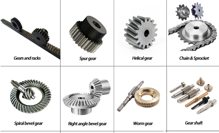 Customized High Precision Spiral Angular Straight Bevel Gear Miter Gear Brass Plastic Wheels for Sale Helical Pinion Gears