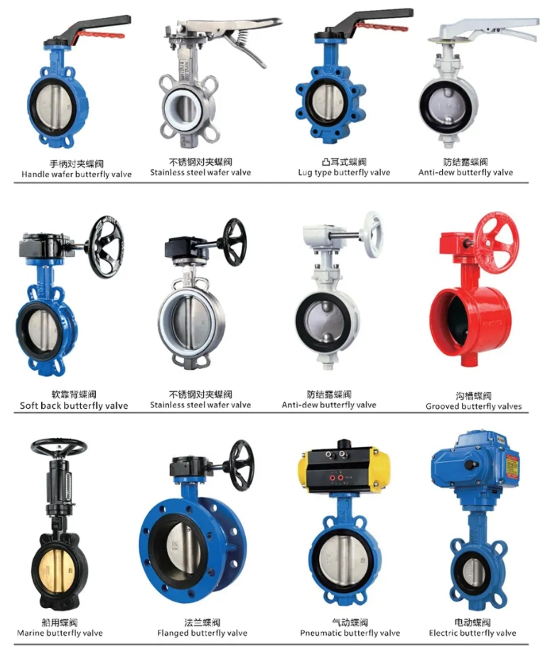 DIN Double Flanged Marine Butterfly Valve Marine Sea Valve