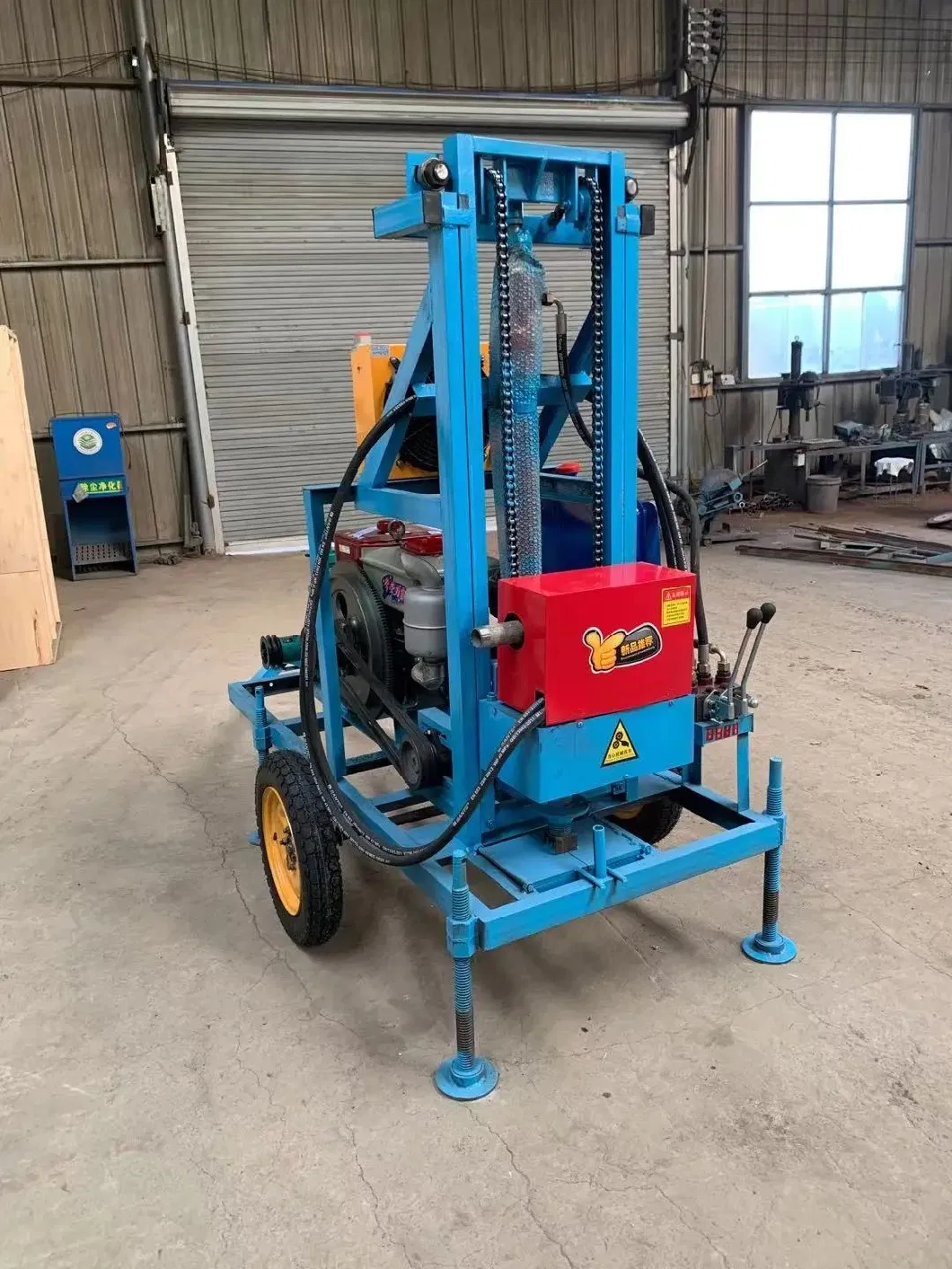 22HP Diesel Deep Water Well Core Drilling Rig Machine