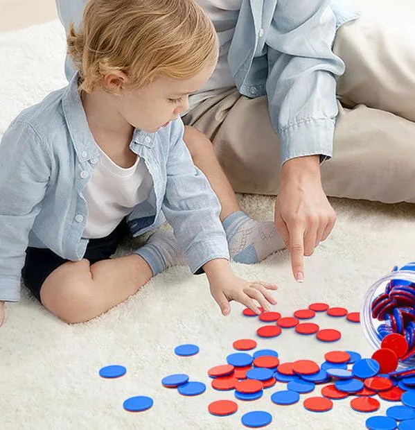 Preschool Toys of Learn Counting Chip, Color Sorting Math Children Toys