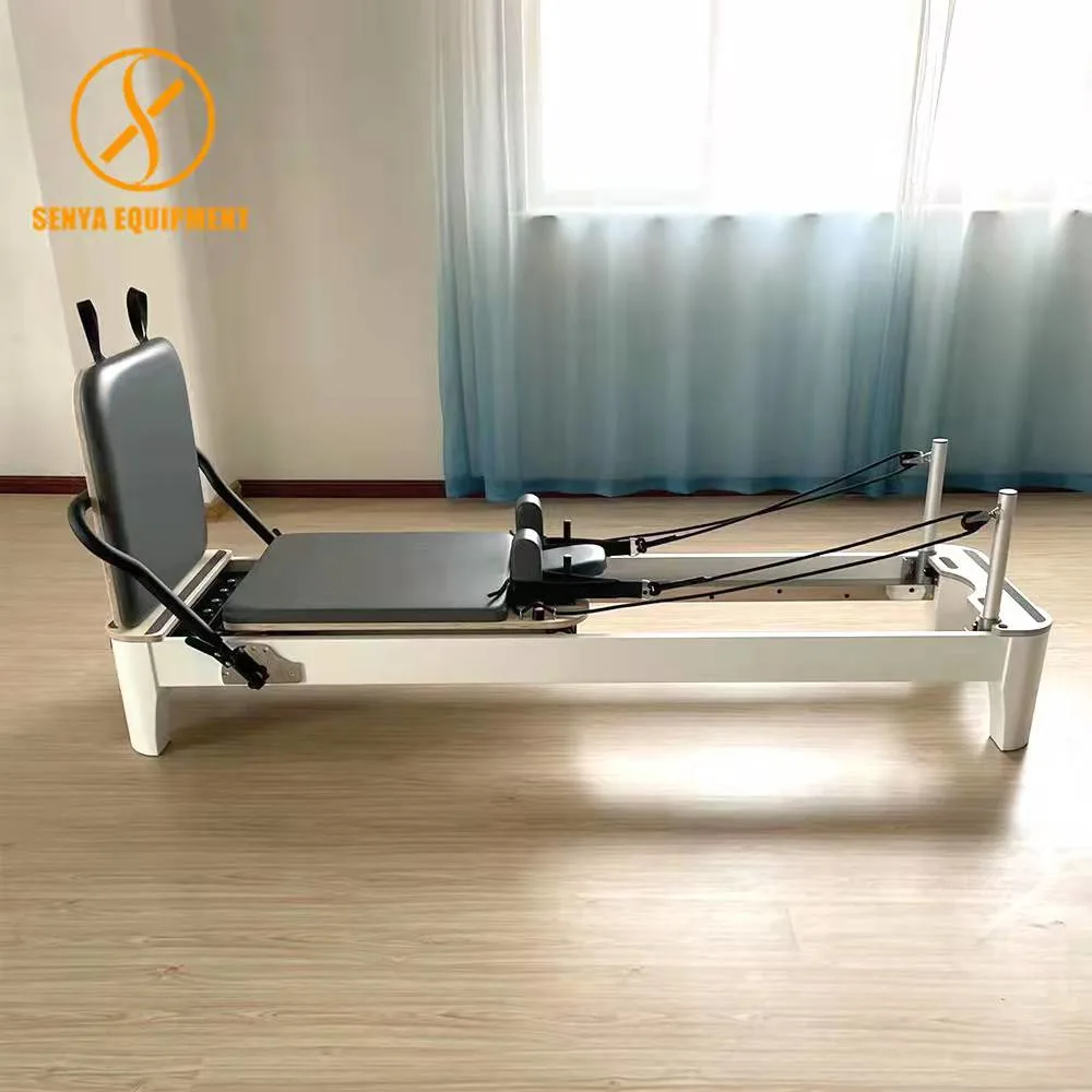 Studio White Maple Wood Reformer Pilates Equipment Gym Pilates Reformer