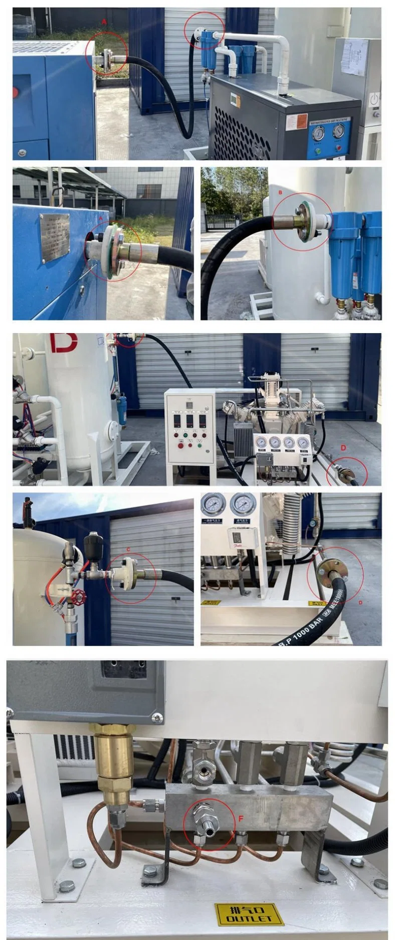 Nuzhuo Hot Sale Oxygen Plant Setup for Medical &amp; Industry with Competitive Price