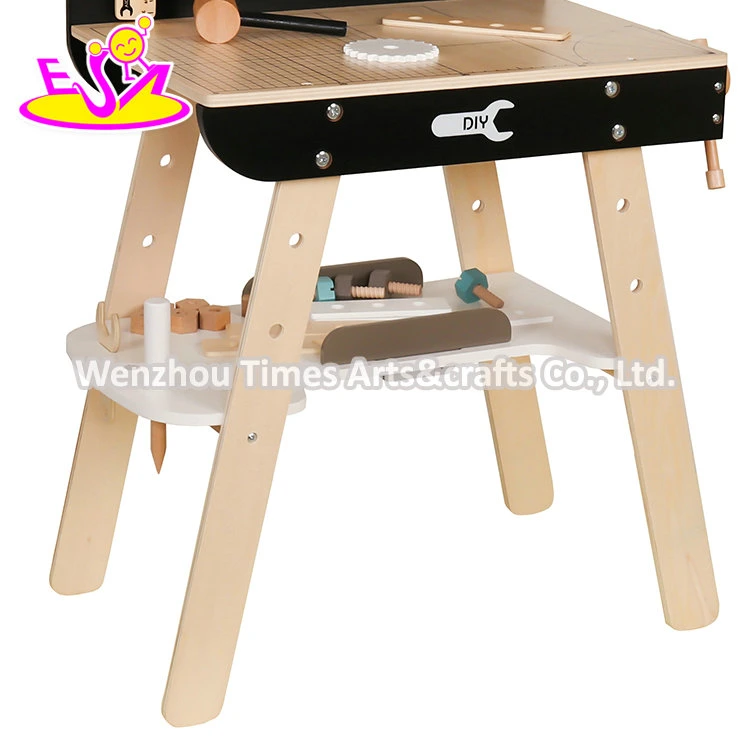 Customize Educational Wooden Drill &amp; Learn Toolbox Workbench DIY Toys for Kids W03D140