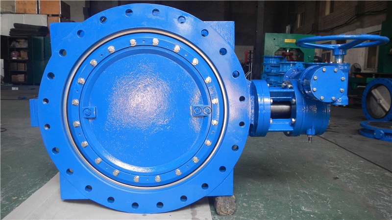 Double Flanged Double Offset Eccentric Butterfly Valve with Pneumatic Electric Actuator