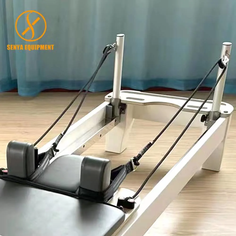 Studio White Maple Wood Reformer Pilates Equipment Gym Pilates Reformer