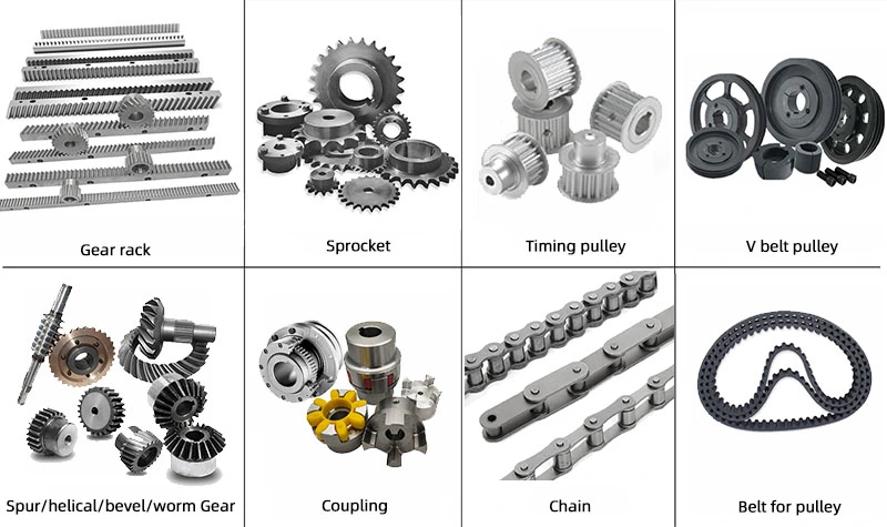 High Torque Tractor Crown Wheel 90 Degree Right Angle Straight Bevel Gear for Mechanical Transmission