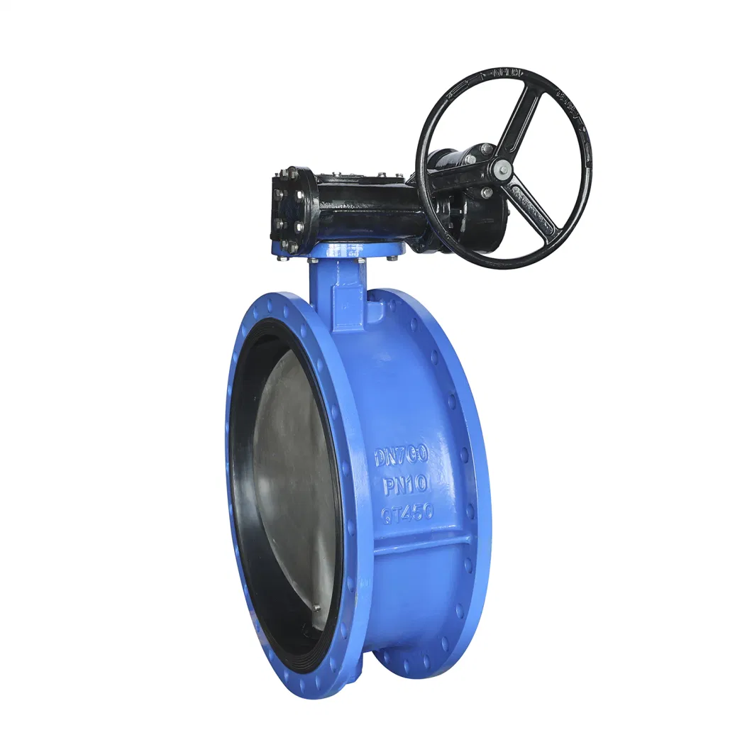 Flange Water Butterfly Valve with Gearbox