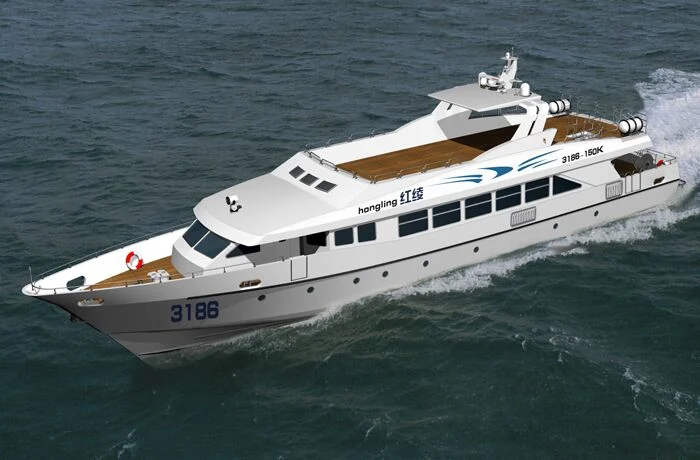 China 32m/ 105FT Monohull Aluminium High Speed Passenger Ferry Boat