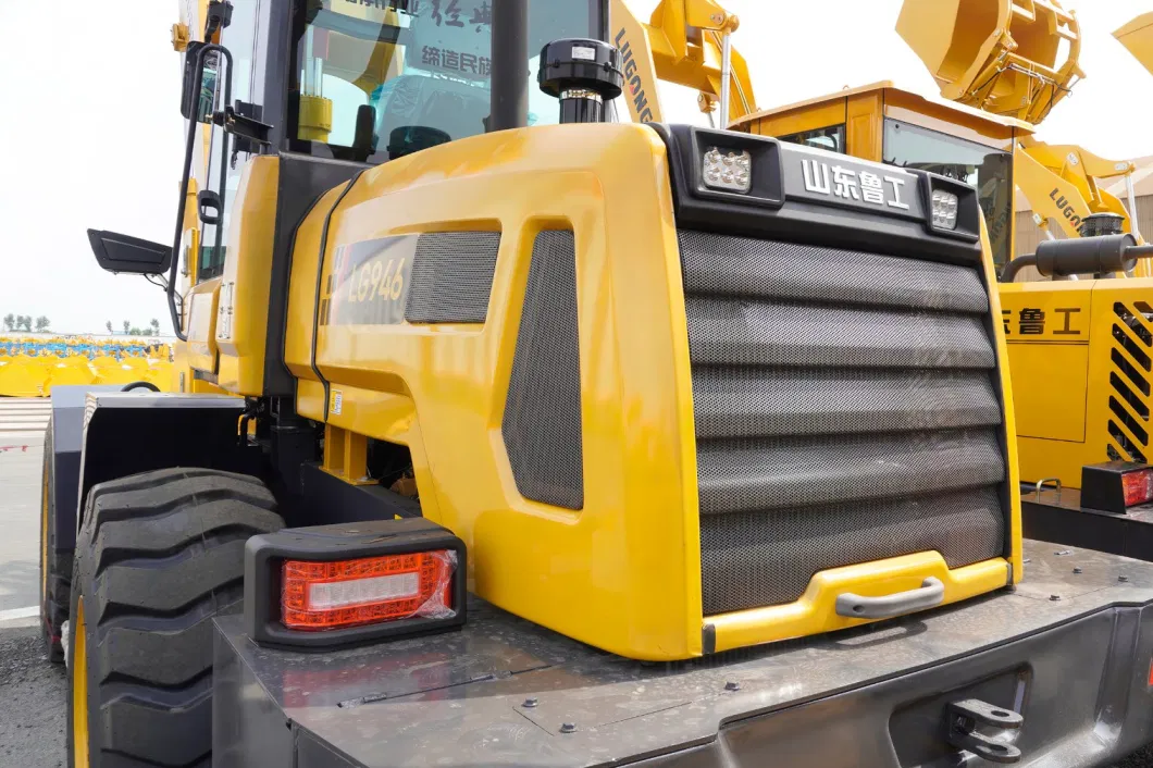 Front End Wheel Loader with Attachment Auger Lugong Brand