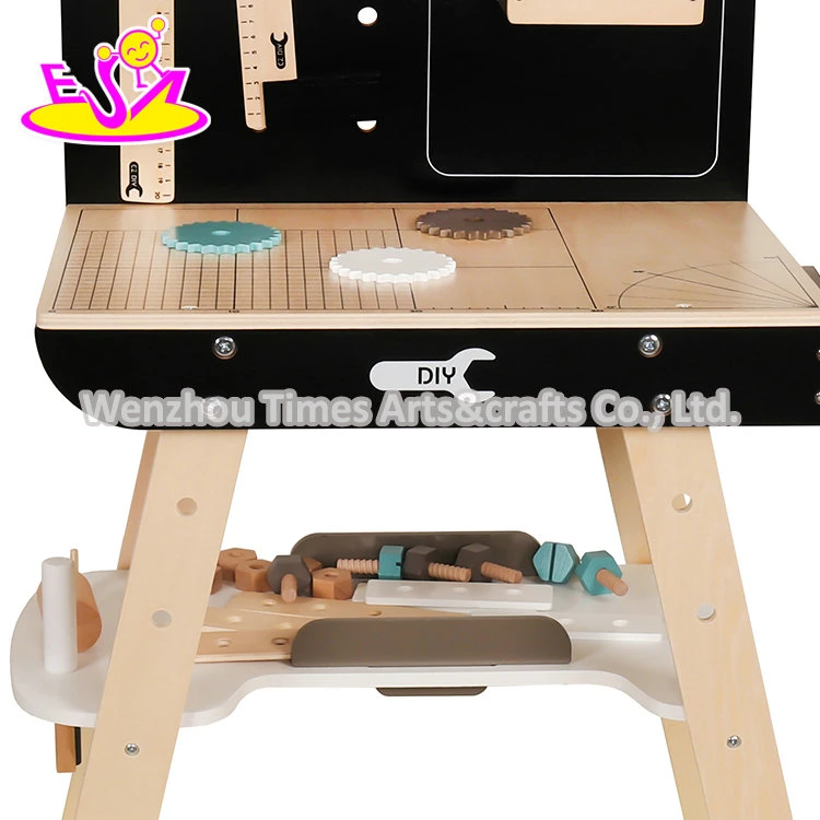 Customize Educational Wooden Drill &amp; Learn Toolbox Workbench DIY Toys for Kids W03D140