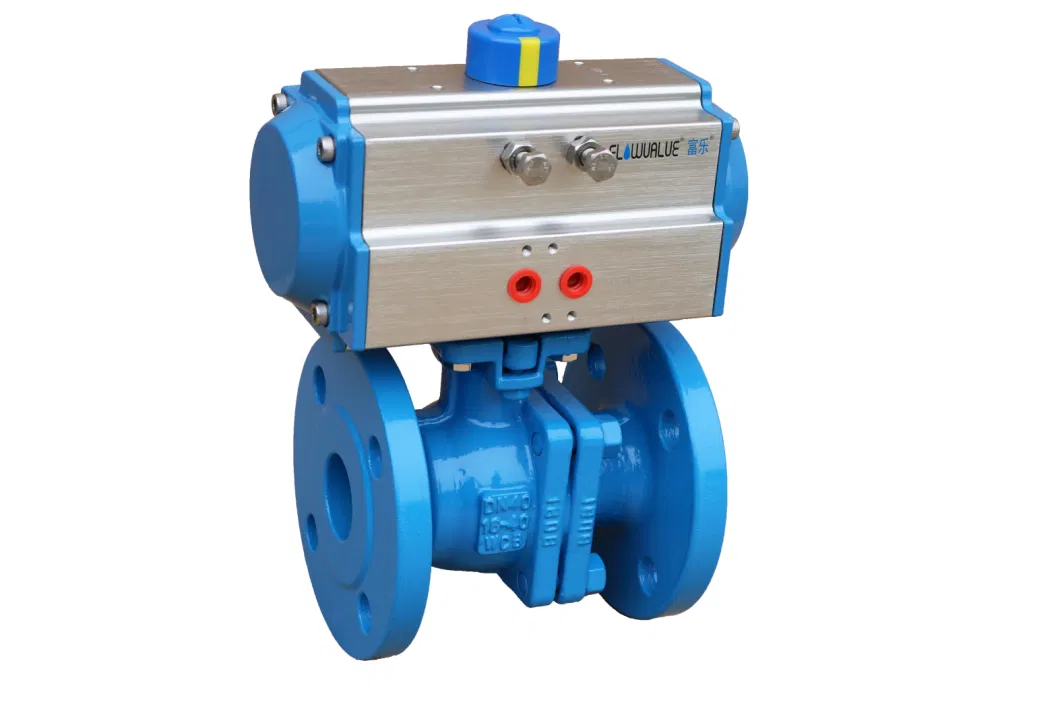 Flange End Cast Iron with Lever/Gearbox/Pneumatic/Electric Operation Ball Valve