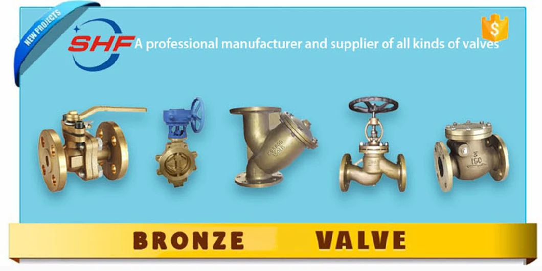 High Sealing Flange Aluminum Bronze Butterfly Valve for Marine