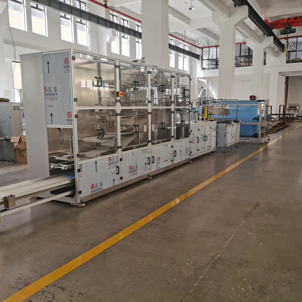 Nonwoven Disposable Bed Sheet Folding Machine Nonwoven Folding Machine