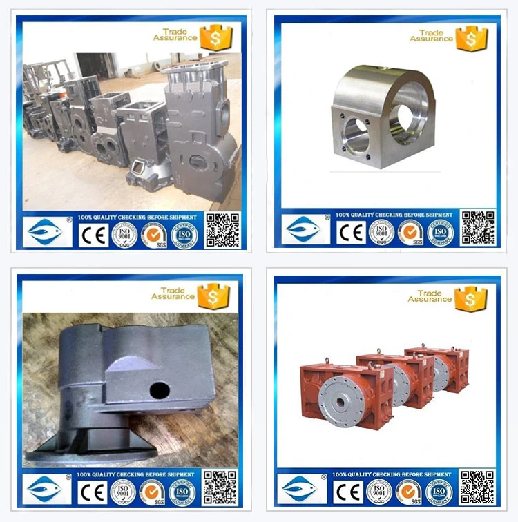 CNC Marine Sand Casting Gearbox and Cast Iron Planetary Worm Transmission Gear Box