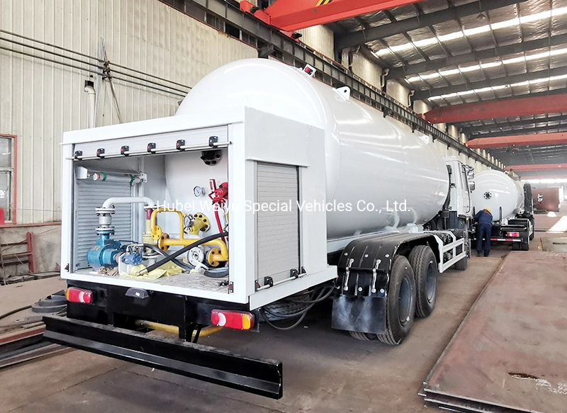 Lp Gas Dispenser Dongfeng 10 Ton LPG Bobtail Propane Delivery Truck