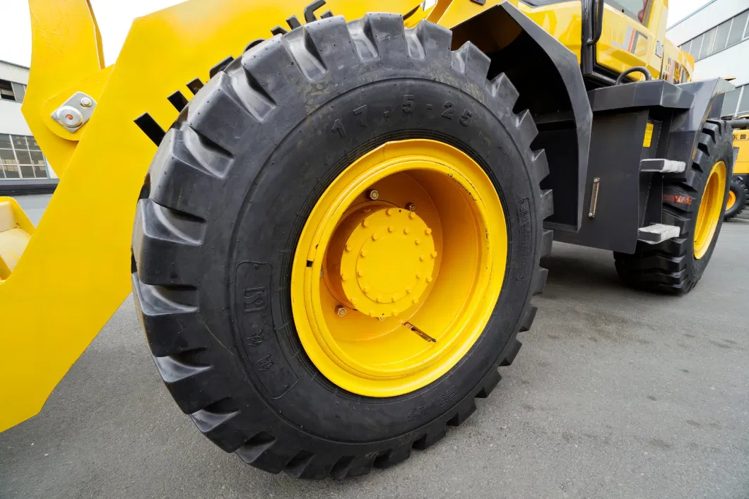 Chinese Front Articulated Steel Chain Protection Wheel Loader 6 Ton