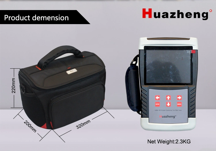 Handheld Digital TTR Ratio Tester 3 Phase Transfomer Turns Ratiometer