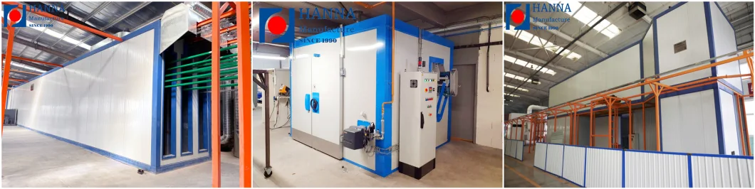 Electrostatic Automatic Powder Coating Equipment Complete Setup