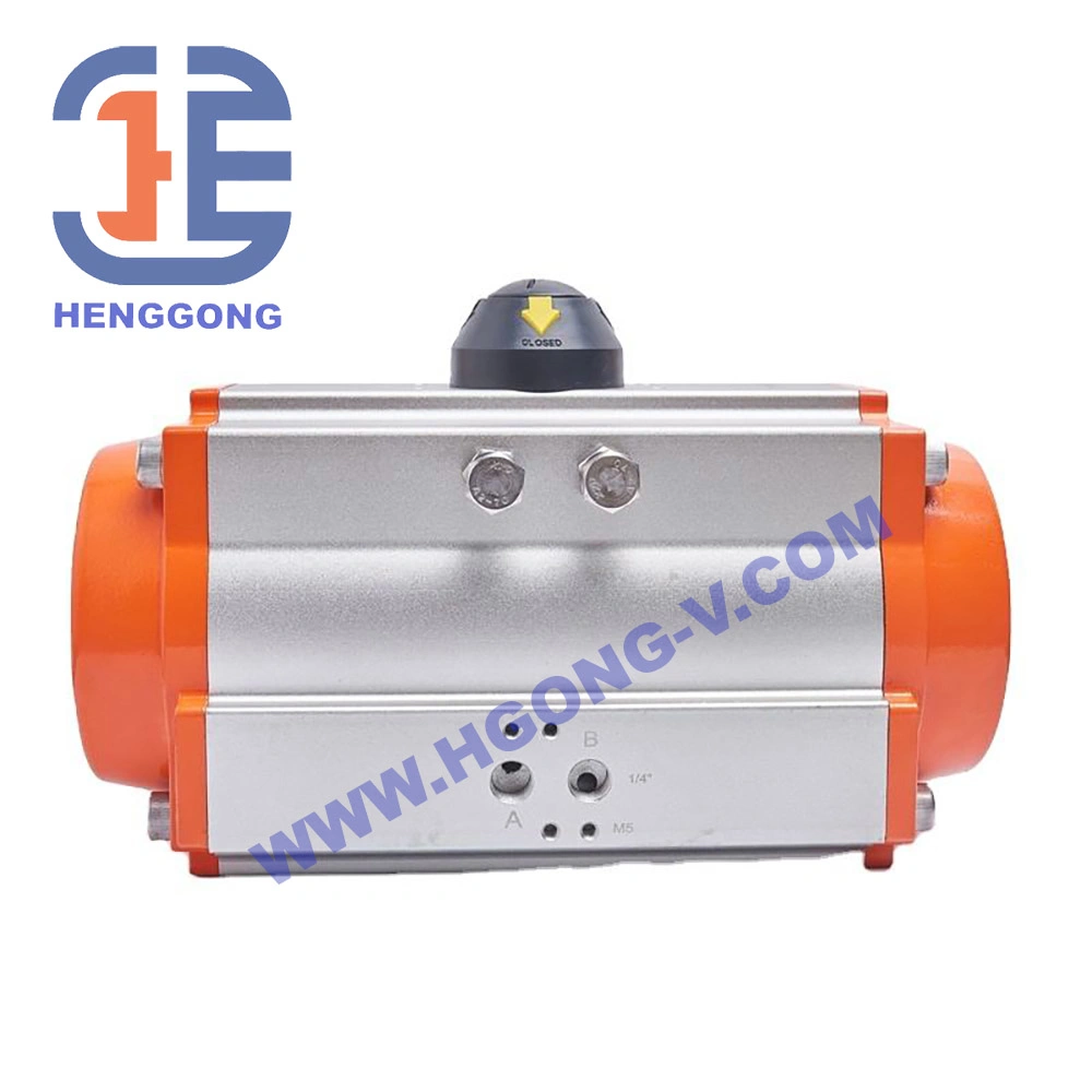 API/DIN/BS/GOST at Rotary Actuators Pneumatic Actuators at Series Double Acting Pneumatic Rotary Valve Cylinders Actuators with Handle Wheel