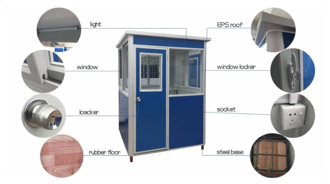 Secure Layout Prefabricated Pre Fab Plans Prefab Beautiful Portable Design Security Guard House Sentry Box