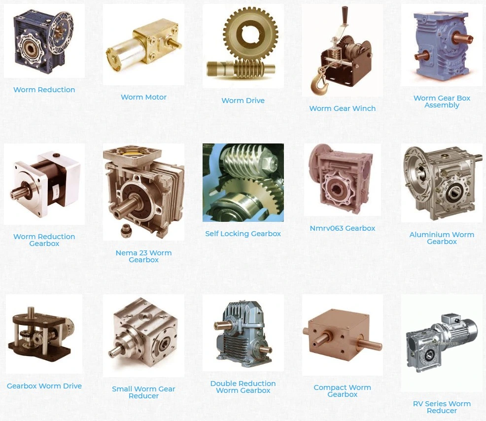 Worm Drive Gearbox Gear Box Wheel High Quality Speed Reducer Reductionjack Worm Steering High Quality Good Price Gear Manufacturer Industrial Worm Drive Gearbox