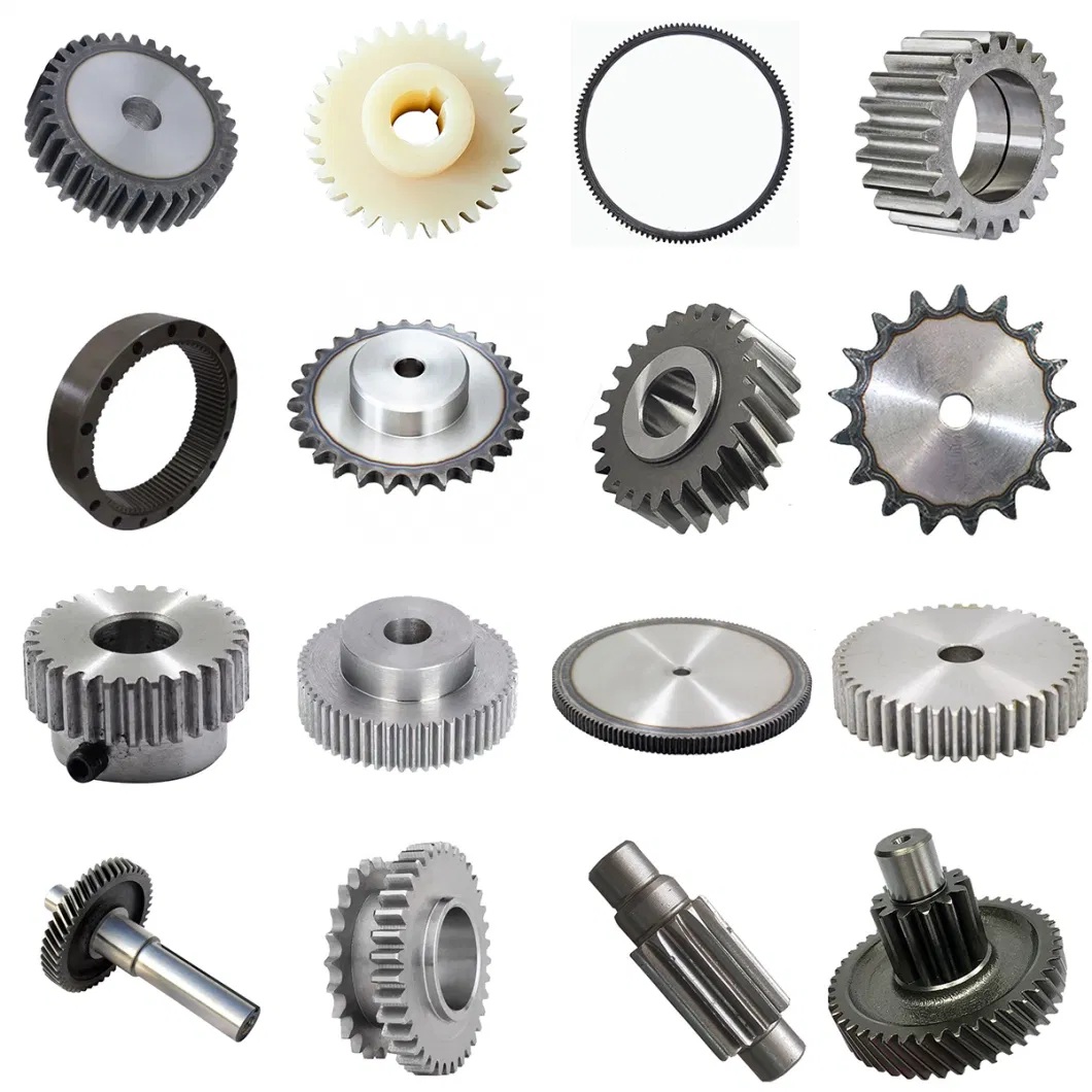 Custom Gear CNC Machining Turning Stamping Service OEM Marine Parts Straight Steel Pinion Bevel Gear with Keyway