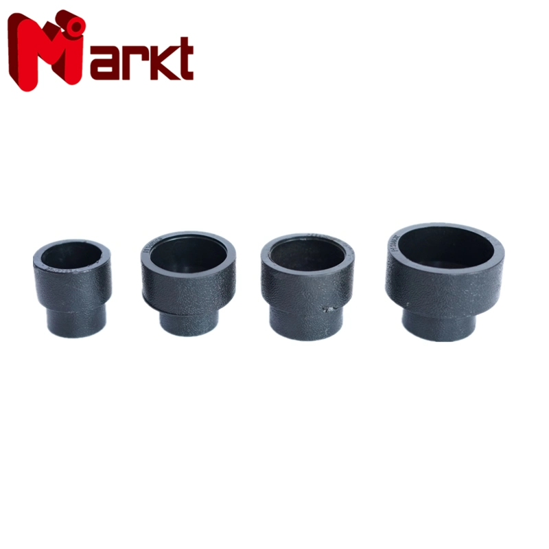 PE100 Polyethylene HDPE Pipe Fitting Jointer Reduced Socket PE Connect