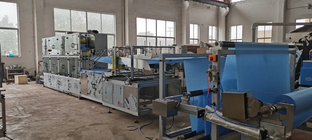 Disposable Nonwoven Bed Sheet Folding Machine Full Auto