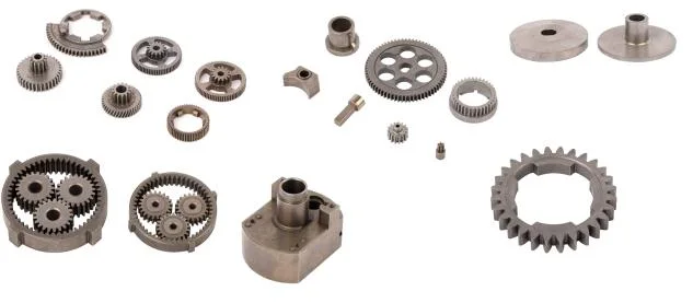 Factory Customized Powder Metallurgy Sintered Metal Spur Engranaje Helicoidal Drawing Helical Double Gear