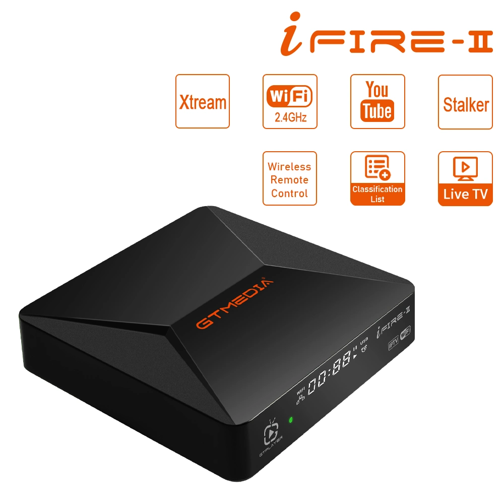 Gtmedia Ifire2 TV Box Set Top Box Full HD 1080P Hevc 10bit 2.4G Wireless Remote Control Ifire 2 IPTV Box