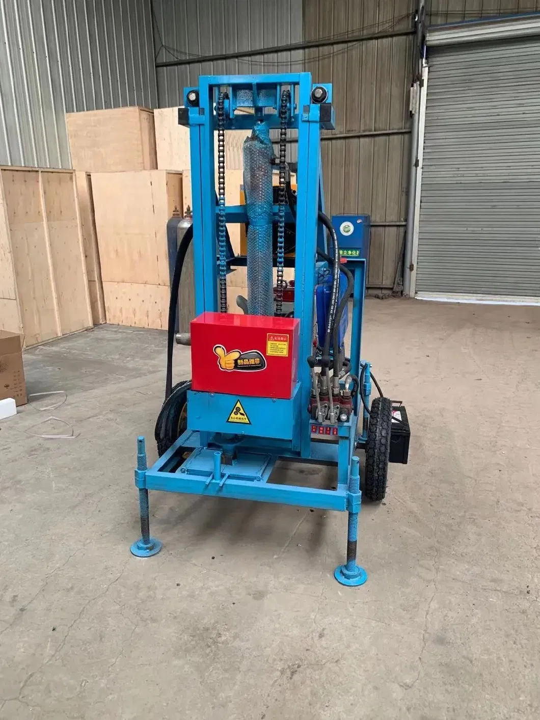 Hiyoung Easy Operation Hydraulic Drilling Machine Small Water Well Drilling Rig Machine