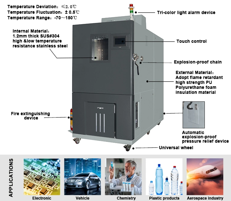 Rapid Temperature Change Test Box Is Suitable for Aerospace Products Information Electronic Instruments and Meters