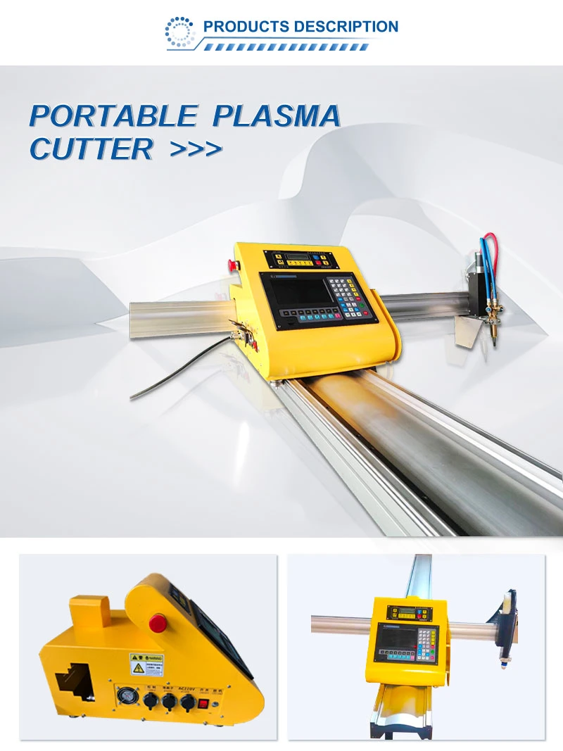 Mini Size 1530 Portable CNC Plasma Cutting 63A Metal Cutter Machine
