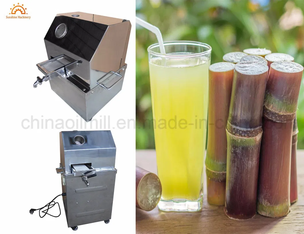 Electric Sugar Cane Juice Extractor Sugarcane Juicer Machine