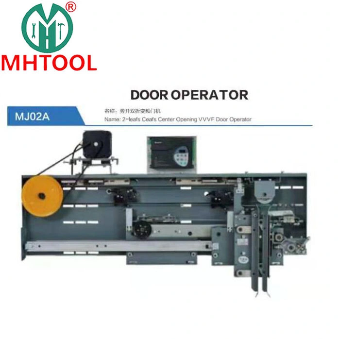 2 Panels Center Opening Door Operator Passenger Elevator Automatic Door Stainless Steel Lift Door Operator