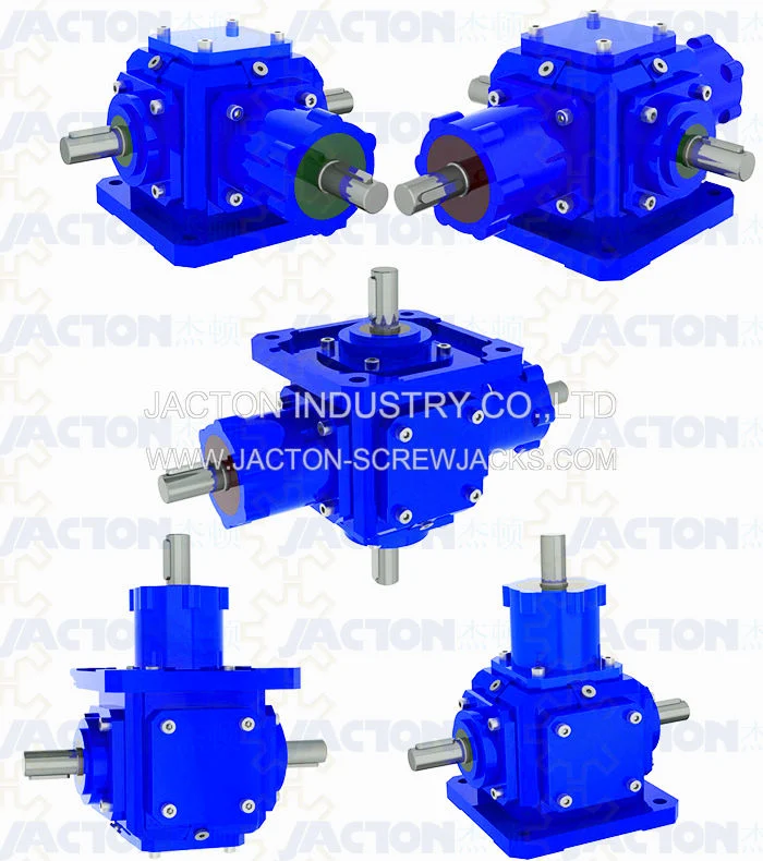 Heavy Duty Jt50 Right Angle Gearboxes Gear Drives 90 Degree Bevel Boxes