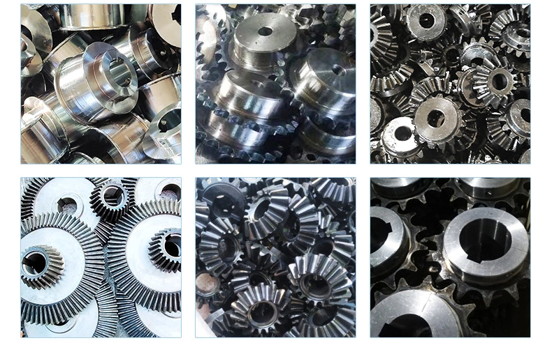 Hot Forging Steel Metal Spur Bevel Pinion Gear High Precision Small Transmission Gear for Gearbox and Agricultural Machinery